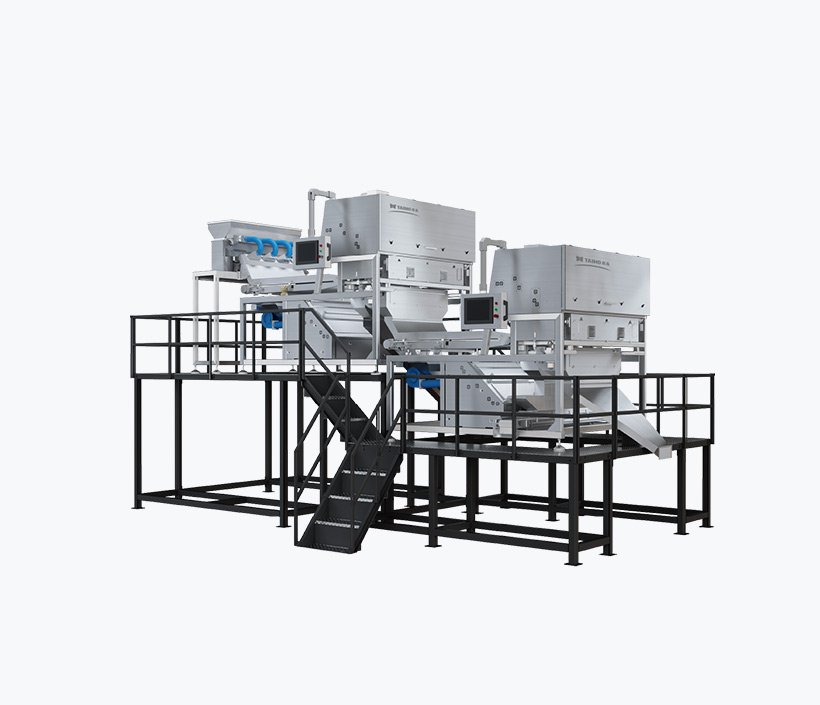 agromindtechnologies.com , Agromind technologies , Stacked Four View Crawler Sorting Machine